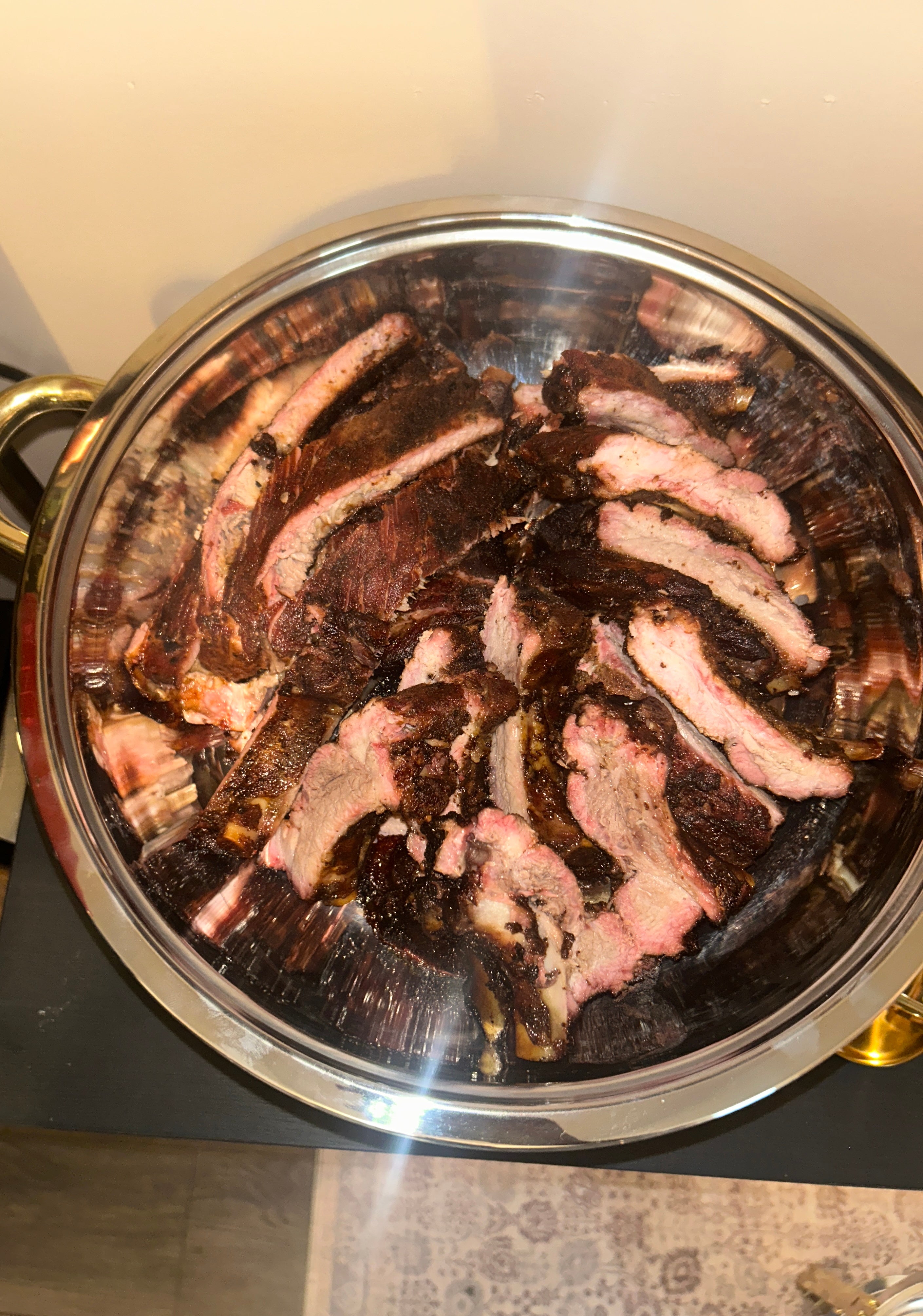 Full slab barbeque Ribs